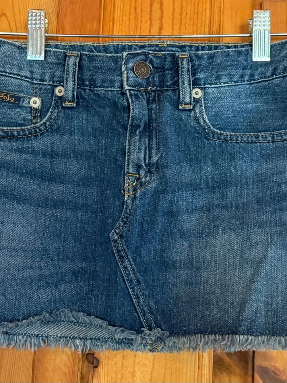 Polo Ralph Lauren Girls Jean Skirt 8-10 New